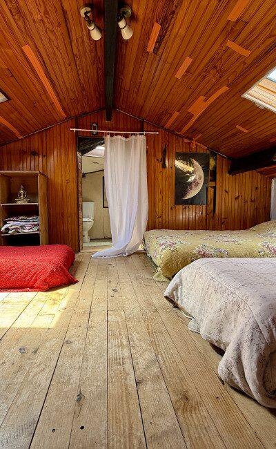 Converted attic in Nice Cimiez apartment under the roofs