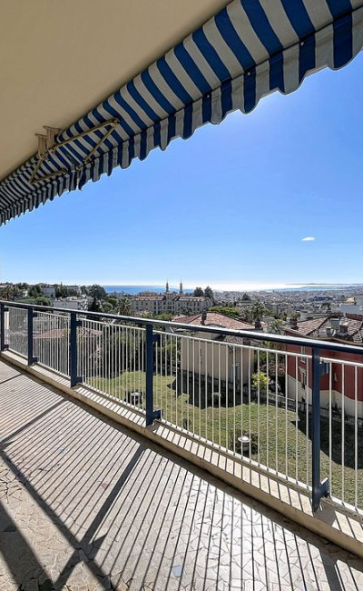 vente appartement 3 p Cimiez vue mer et parking