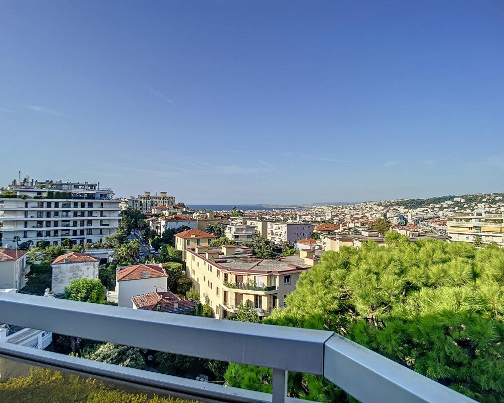 Nice Cimiez Appartement 3 piÃ¨ces rÃ©novÃ© en dernier Ã©tage avec vue mer et ville
