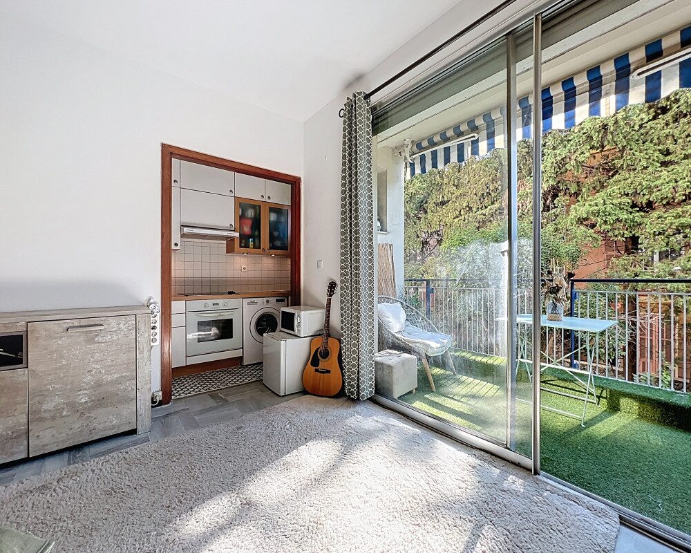 Nice Cimiez Cemenelum - Bello monolocale di 26 m² con balcone in prestigioso residence protetto