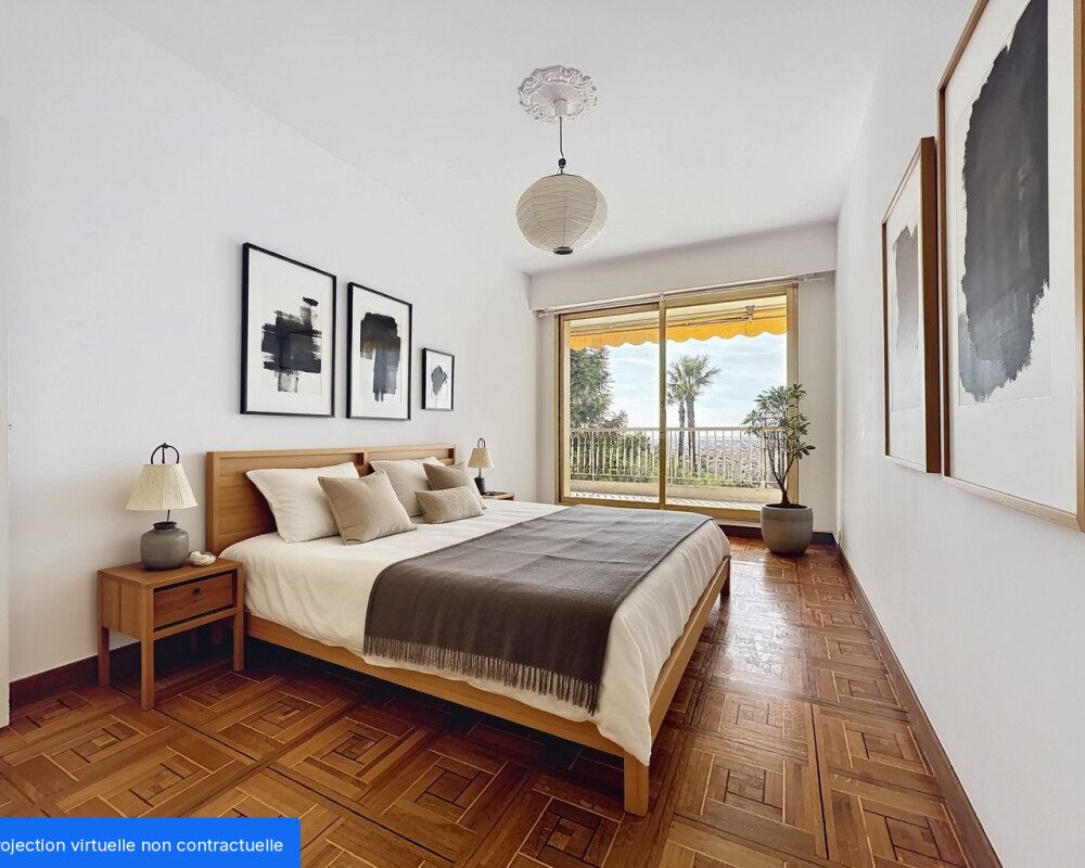 Nice Cimiez - In un lussuoso residence vicino al centro cittÃ , bellissimo trilocale con terrazza e vista aperta sul mare e sul parco