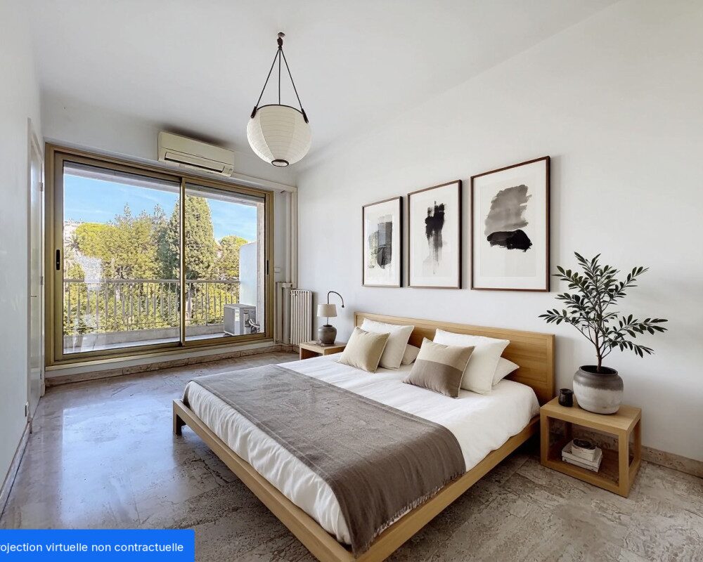 Nice Cimiez - In un lussuoso residence vicino al centro cittÃ , bellissimo trilocale con terrazza e vista aperta sul mare e sul parco