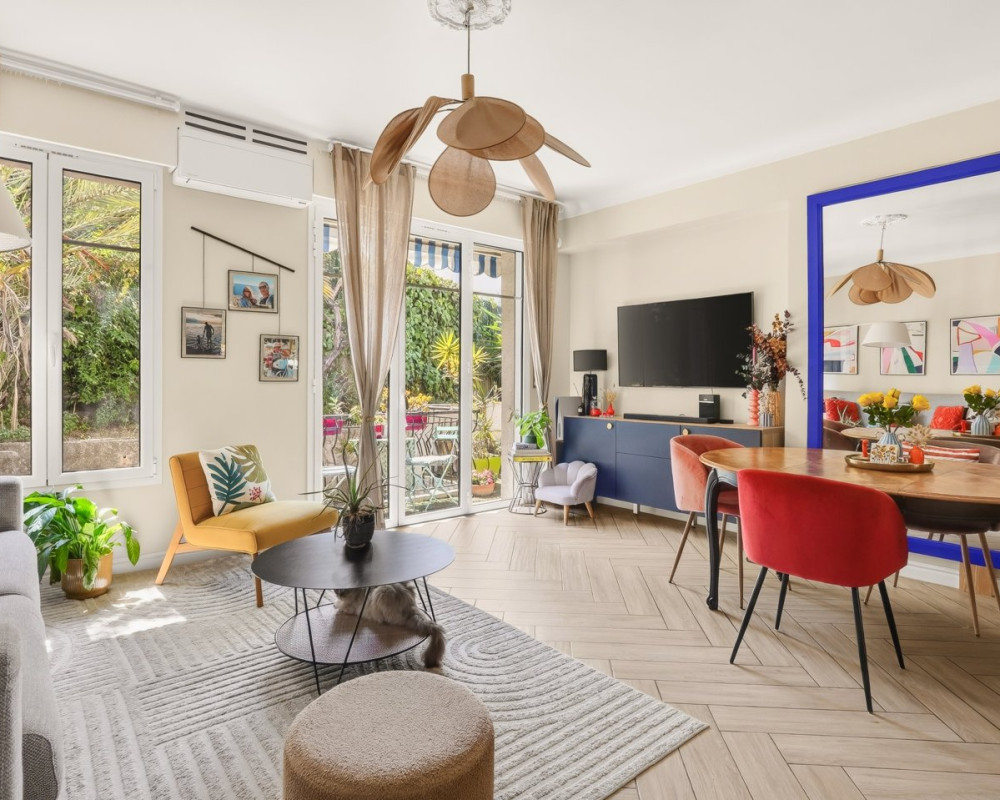 Nice Cimiez - Appartement de 3 pièces rénové dans un esprit contemporain
